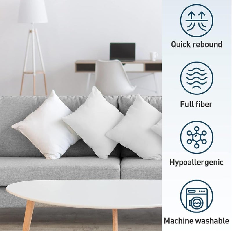 Eminence Home Dreamliner Sirri 45x45cm Cushion Filler/Pillow Insert - Hypoallergenic Down Alternative - Image 5